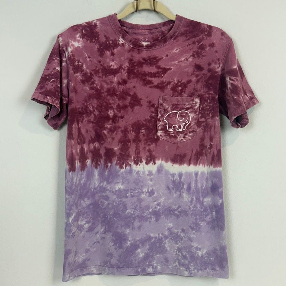 Ivory Ella Short Sleeve Tie Dyed Short Sleeve T-shirt S